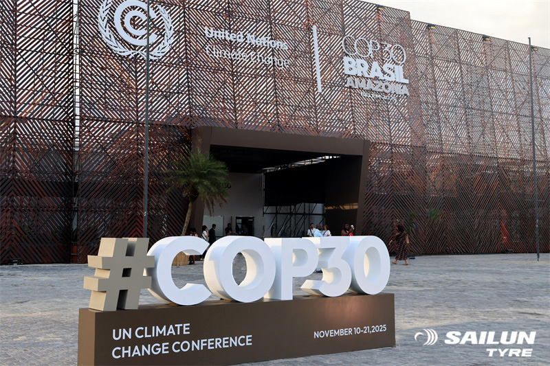 賽輪輪胎閃耀 COP30，以綠色力量獲世界認可！